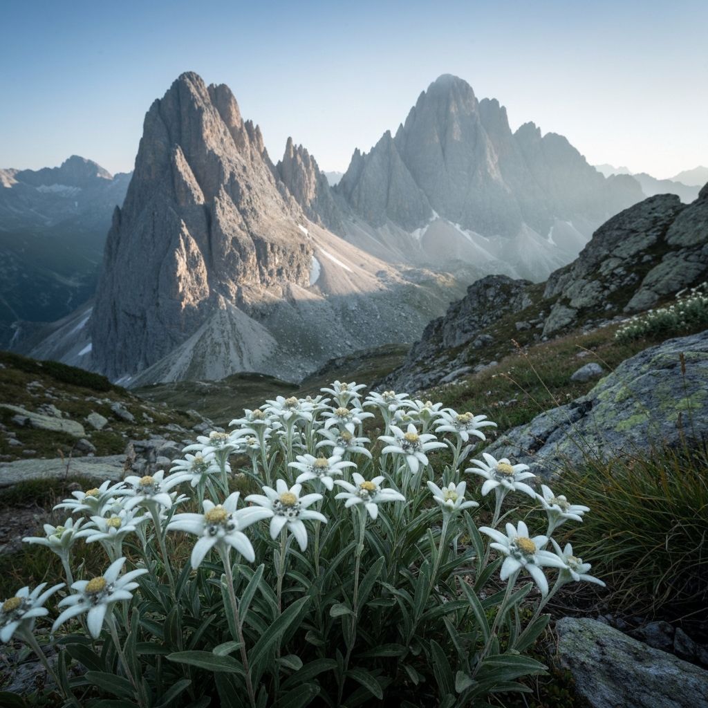 Edelweiß in den Alpen