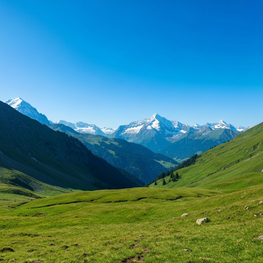 Reine Berglandschaft